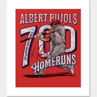 Albert Pujols St.Louis 700 Home Runs Wave Posters and Art